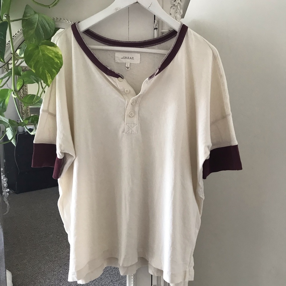 THE GREAT cute T-shirt. Baseball style